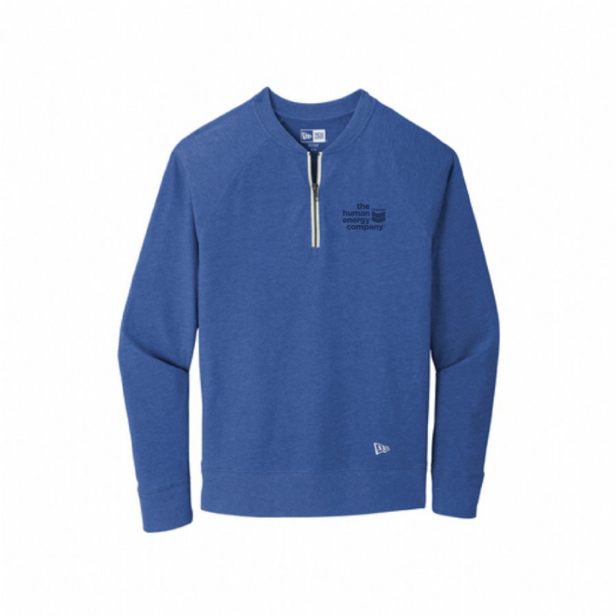 New Era Sueded Cotton Blend 1/4-Zip Pullover