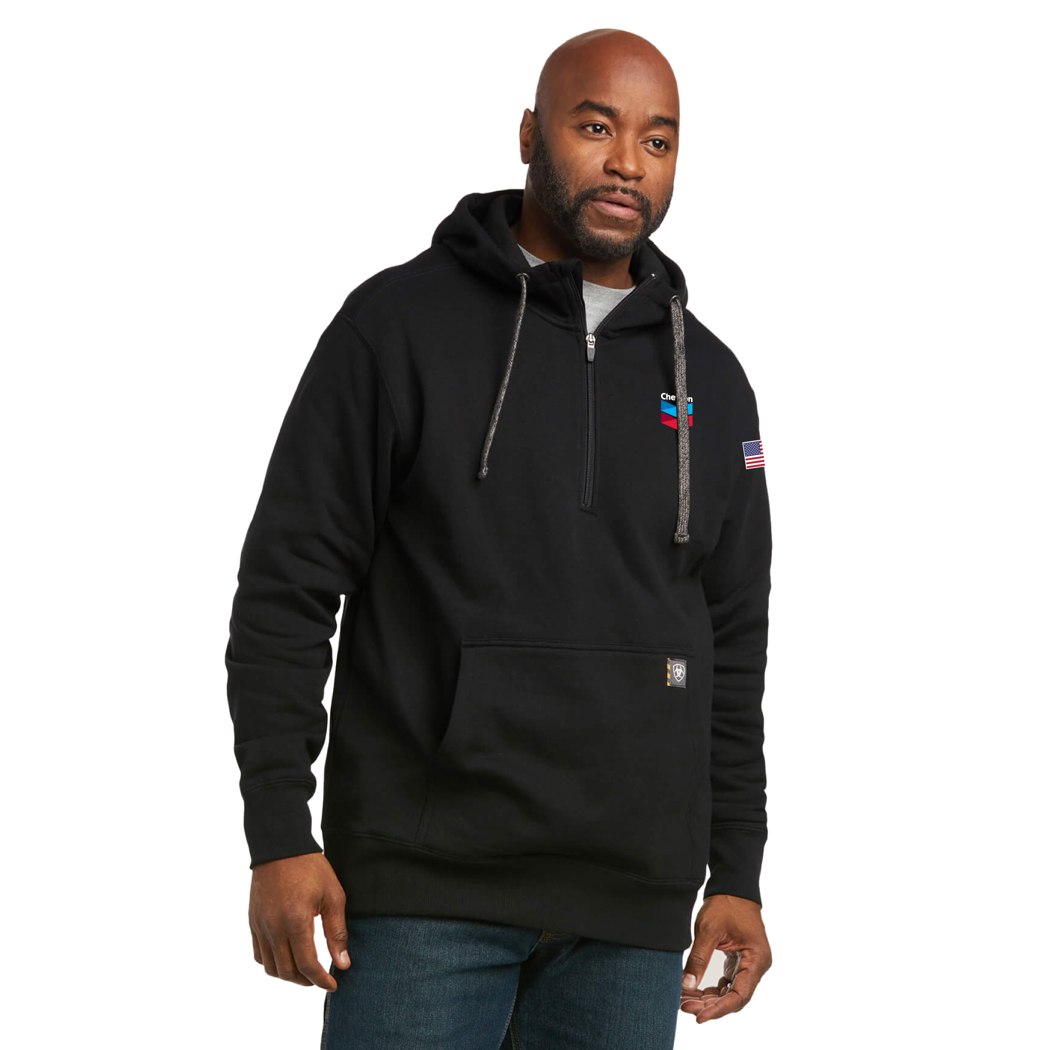 Ariat Rebar Workman 1/4 Zip Hoodie