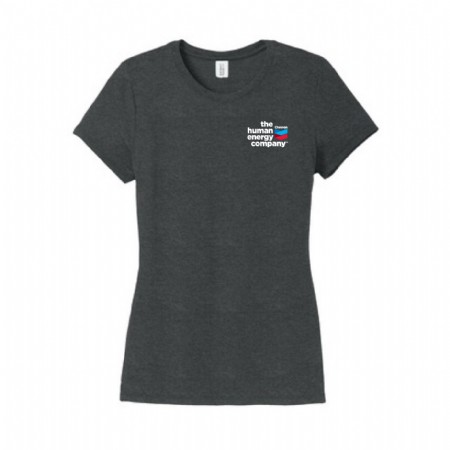 Women's District Made Perfect Tri Crew Tee - Left Chest Full Color Logo #3