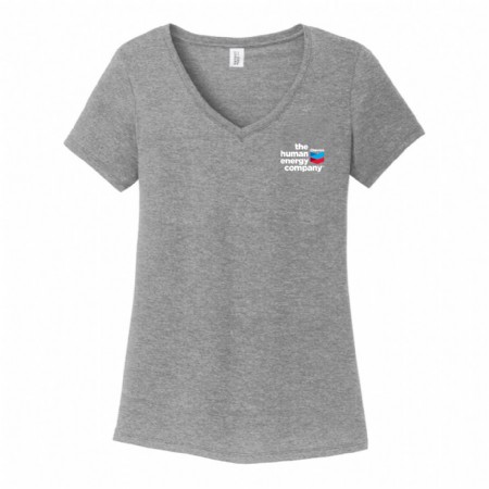 Women's District Made Perfect V-Neck T-Shirt - Left Chest Full Color Logo #2