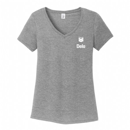 Women's District Made Perfect V-Neck T-Shirt - Left Chest White Logo #2