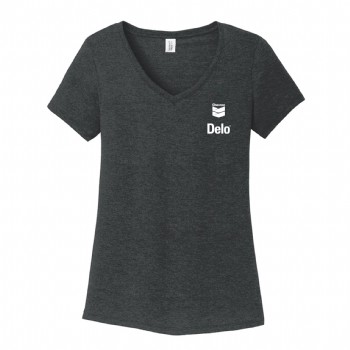 Women's District Made Perfect V-Neck T-Shirt - Left Chest White Logo